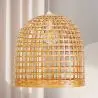 Buy Hanging Lamp Boho Bali Design Natural Bamboo - Suong Natural wood 60043 - prices